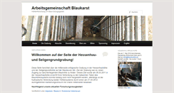 Desktop Screenshot of blauhoehle.de